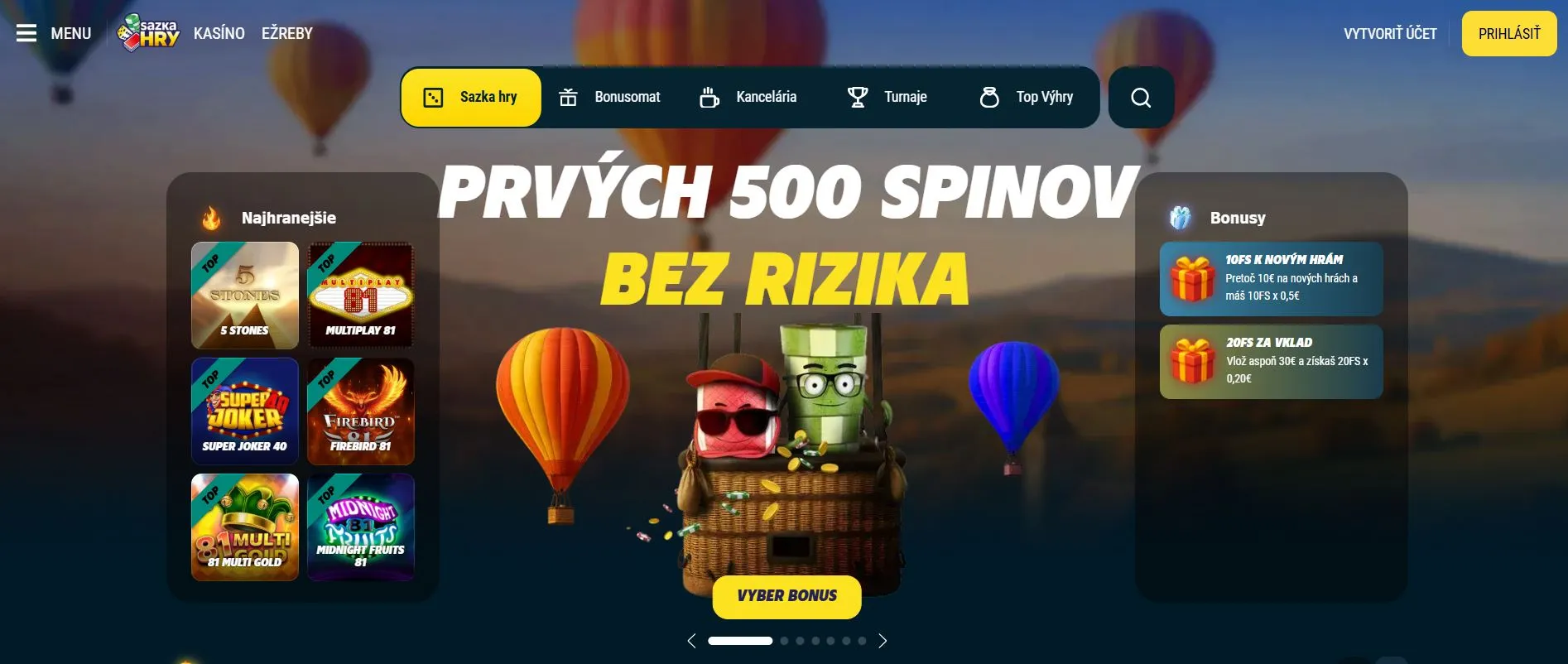 Nové online casina v Slovinsku Sazka Hry Casino